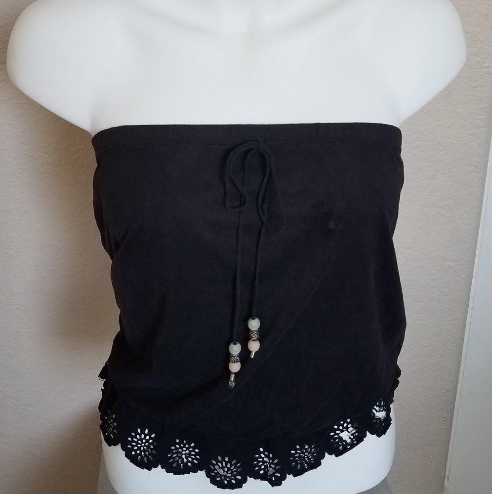 Velvet tube top